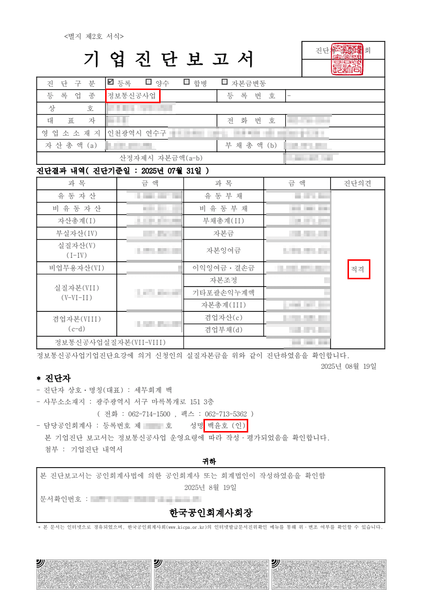 기업진단 사례 이미지 3